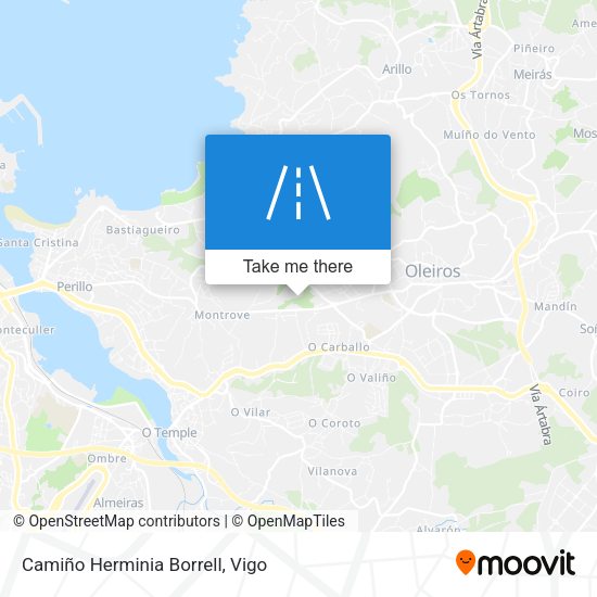 Camiño Herminia Borrell map