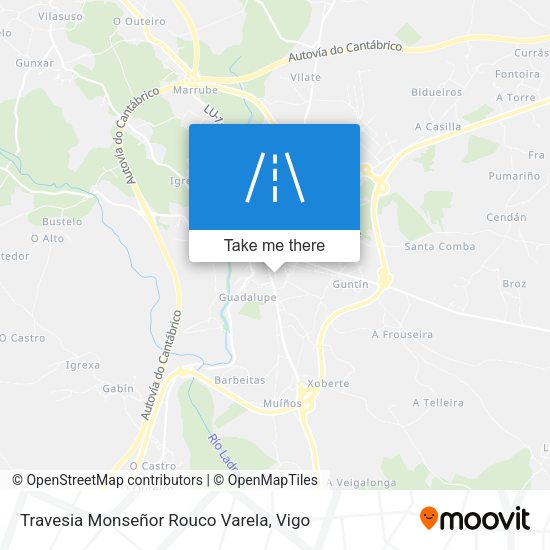 Travesia Monseñor Rouco Varela map