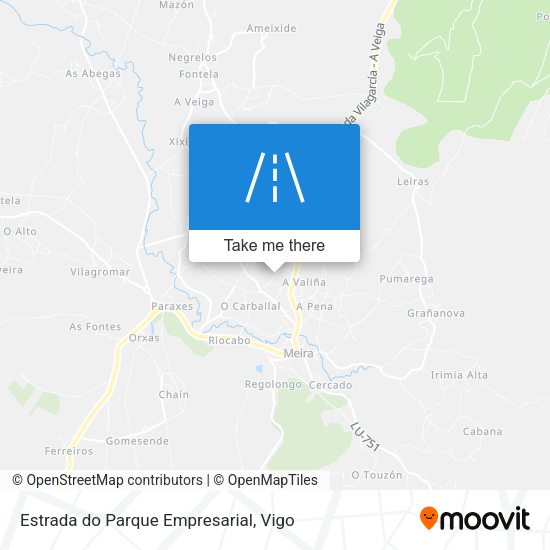 Estrada do Parque Empresarial map