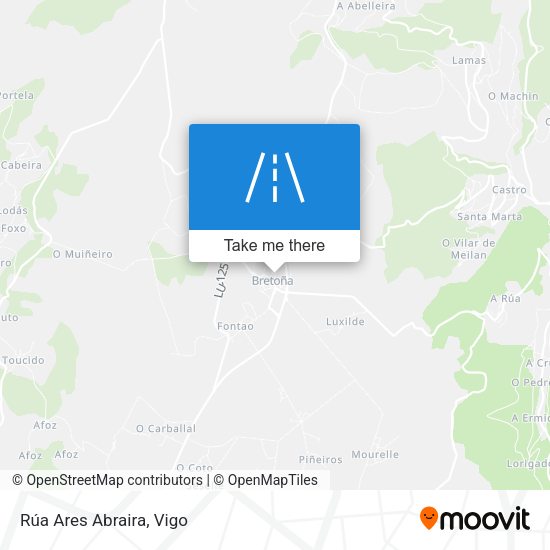 Rúa Ares Abraira map