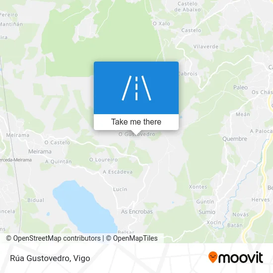 Rúa Gustovedro map