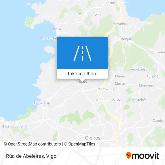 Rúa de Abeleiras map
