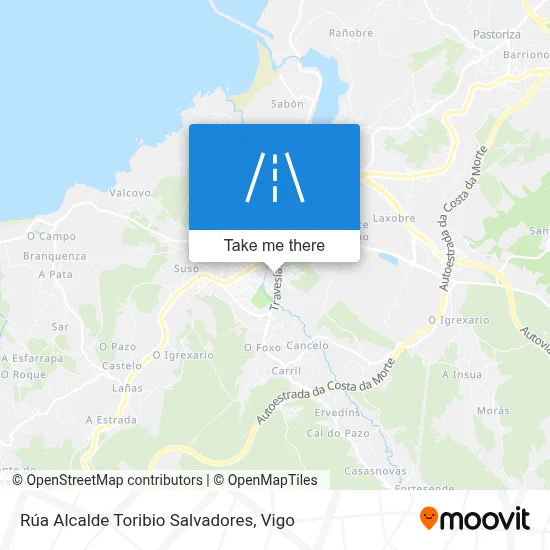 Rúa Alcalde Toribio Salvadores map