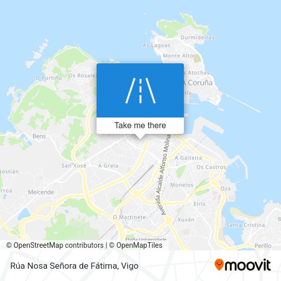 Rúa Nosa Señora de Fátima map