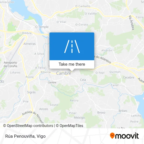 Rúa Penouviña map