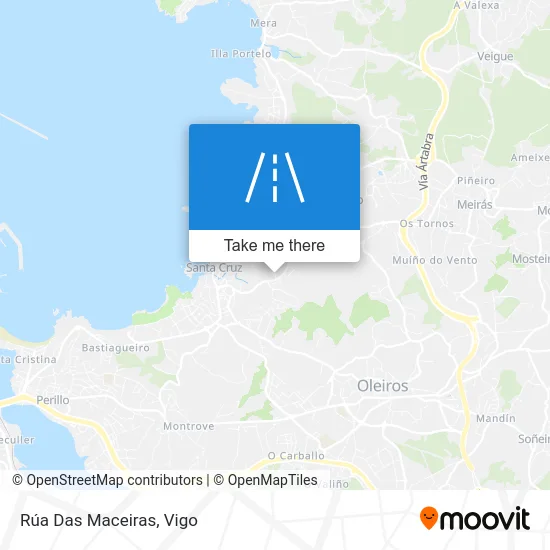 Rúa Das Maceiras map
