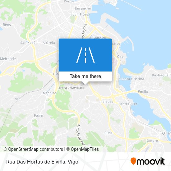 Rúa Das Hortas de Elviña map
