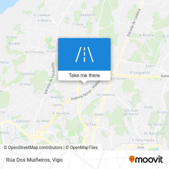 Rúa Dos Muiñeiros map