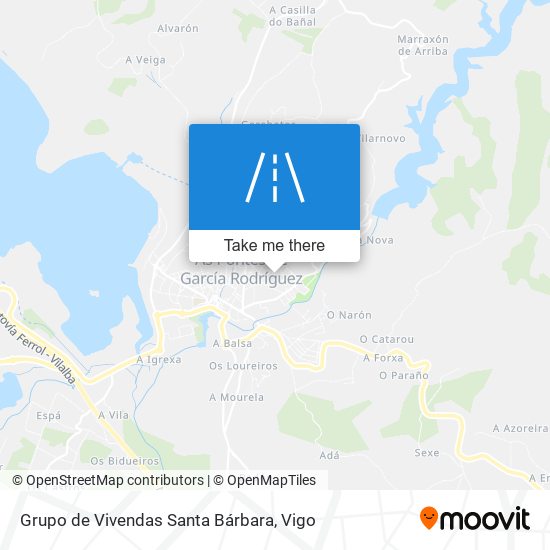 Grupo de Vivendas Santa Bárbara map