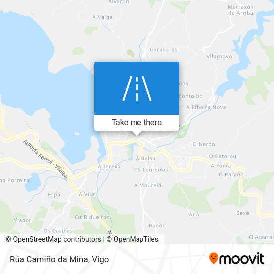 Rúa Camiño da Mina map