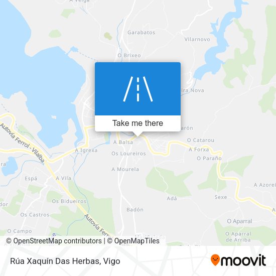 Rúa Xaquín Das Herbas map