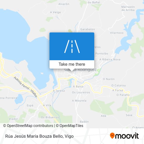Rúa Jesús María Bouza Bello map