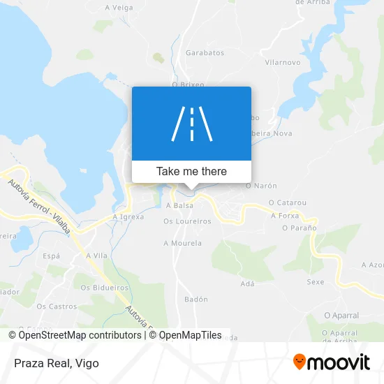 Praza Real map