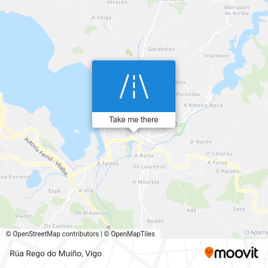 Rúa Rego do Muíño map