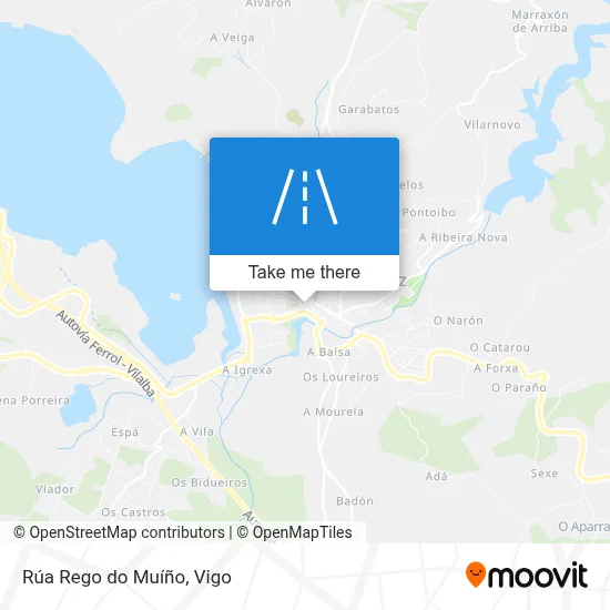 Rúa Rego do Muíño map