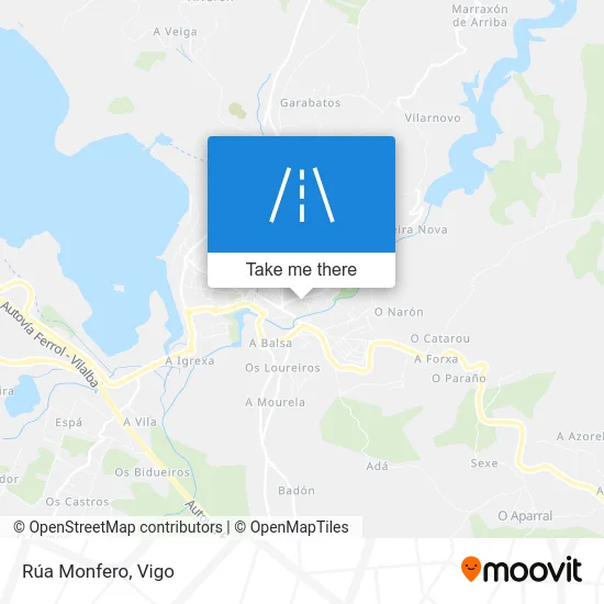 Rúa Monfero map