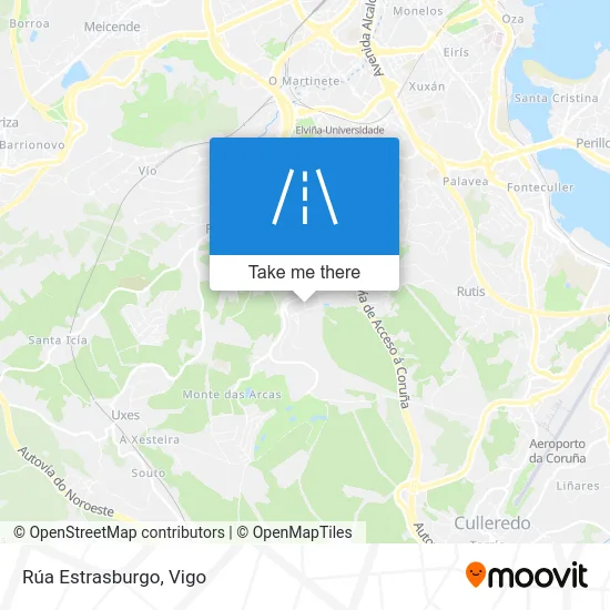 Rúa Estrasburgo map