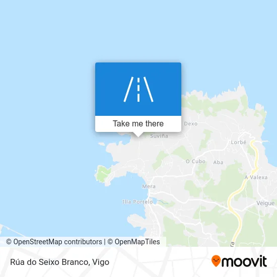 Rúa do Seixo Branco map