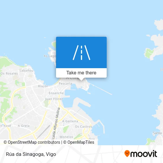 Rúa da Sinagoga map