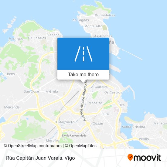Rúa Capitán Juan Varela map