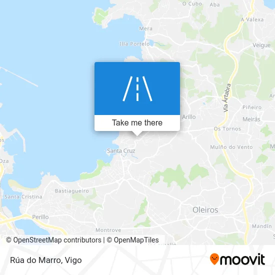 Rúa do Marro map