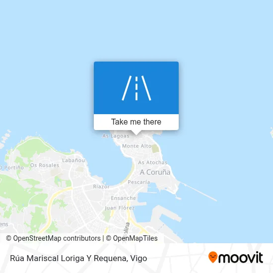 Rúa Mariscal Loriga Y Requena map