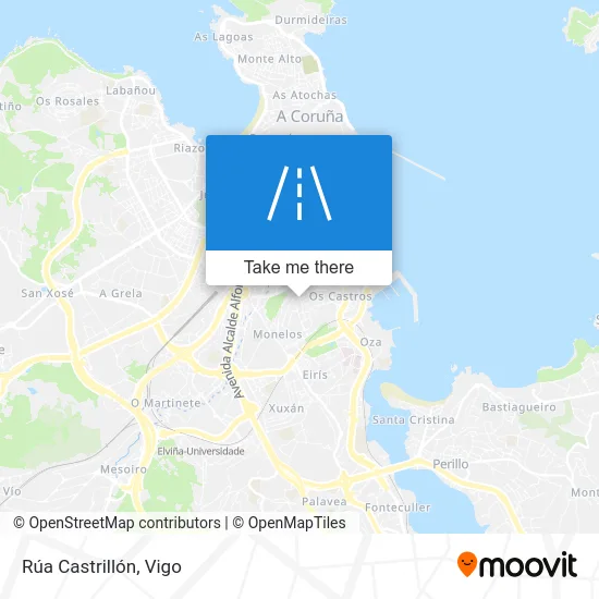 Rúa Castrillón map