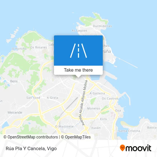 Rúa Pla Y Cancela map