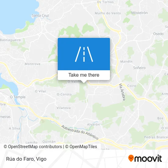 Rúa do Faro map