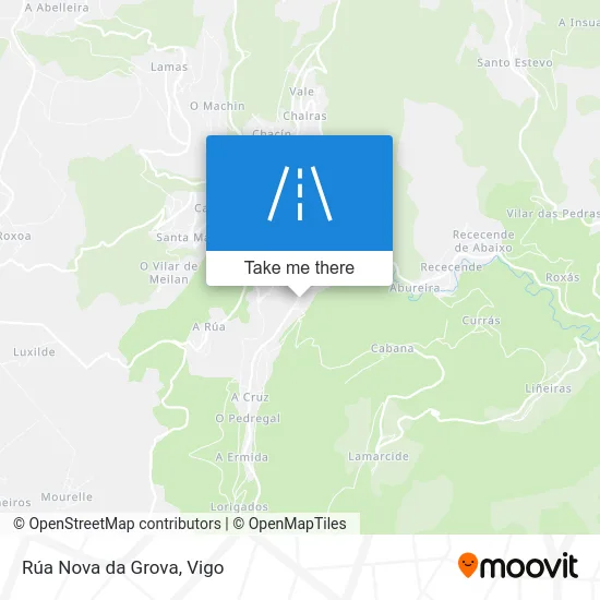 Rúa Nova da Grova map
