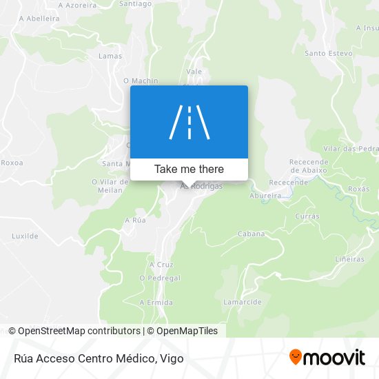 Rúa Acceso Centro Médico map