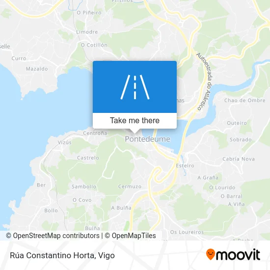 Rúa Constantino Horta map