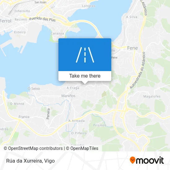 Rúa da Xurreira map