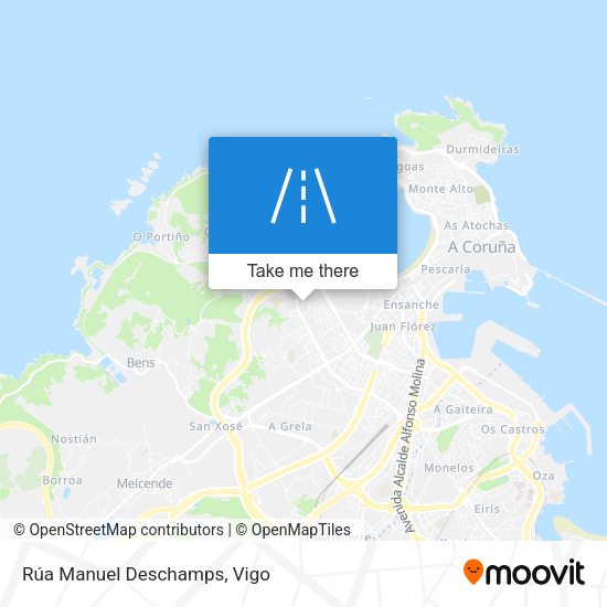 Rúa Manuel Deschamps map