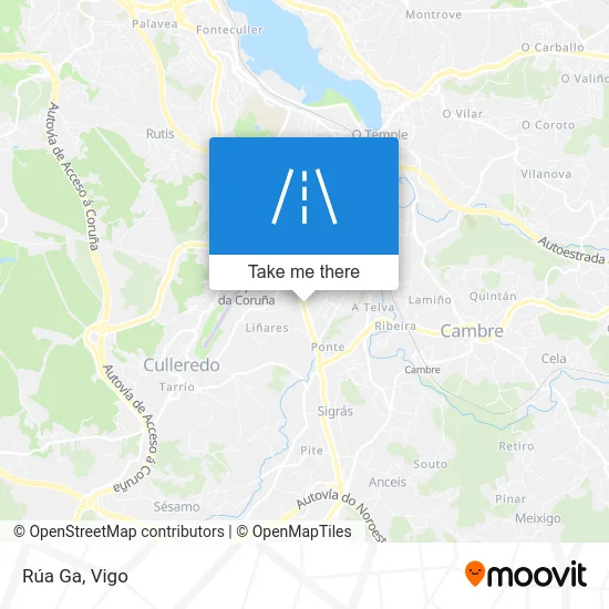 Rúa Ga map