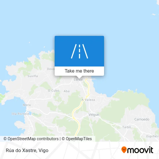 Rúa do Xastre map