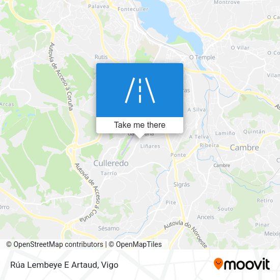 Rúa Lembeye E Artaud map