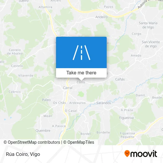 Rúa Coiro map