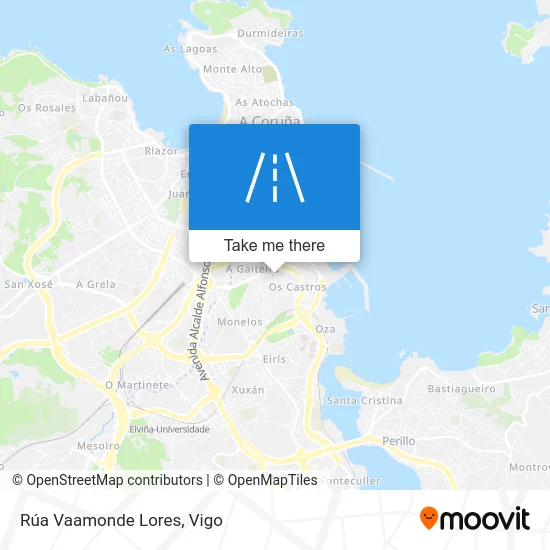 Rúa Vaamonde Lores map