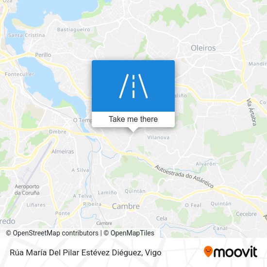 Rúa María Del Pilar Estévez Diéguez map