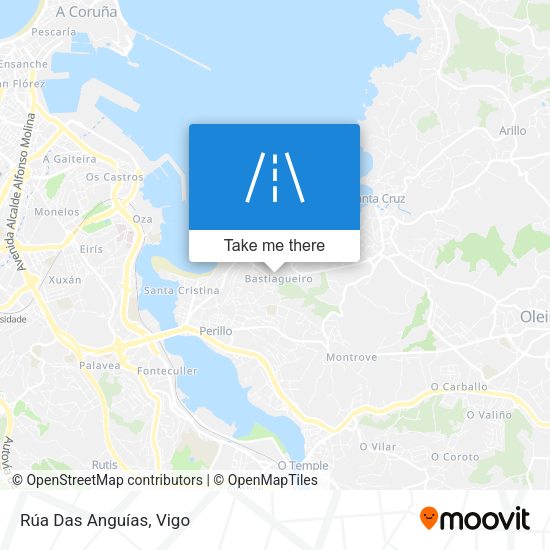 Rúa Das Anguías map