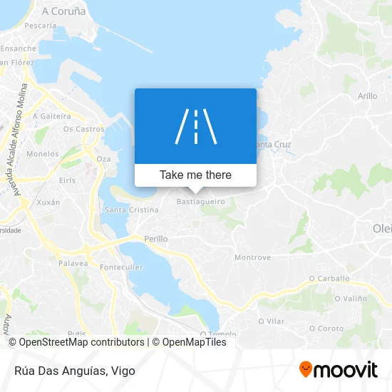 Rúa Das Anguías map