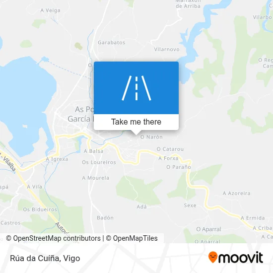 Rúa da Cuíña map