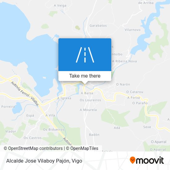 Alcalde Jose Vilaboy Pajón map