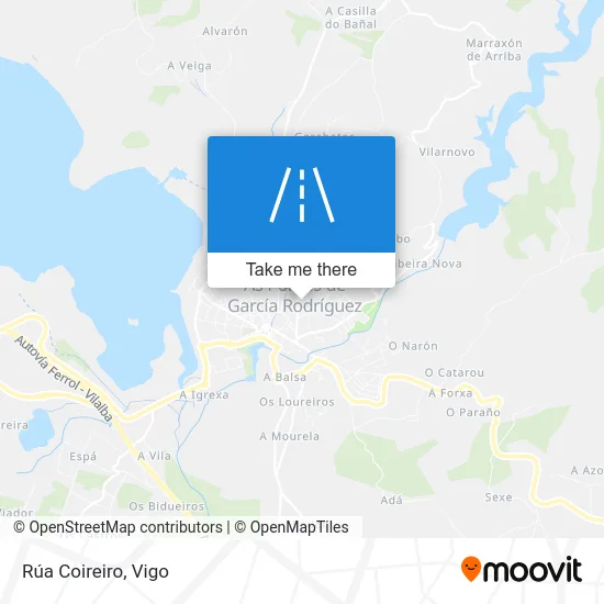 Rúa Coireiro map