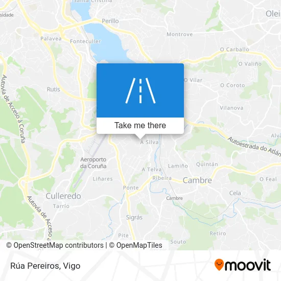 Rúa Pereiros map