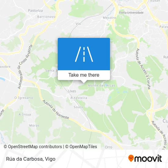 Rúa da Carbosa map