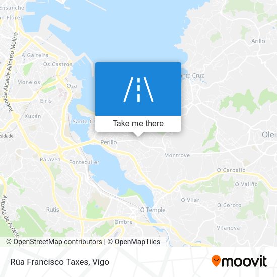 Rúa Francisco Taxes map