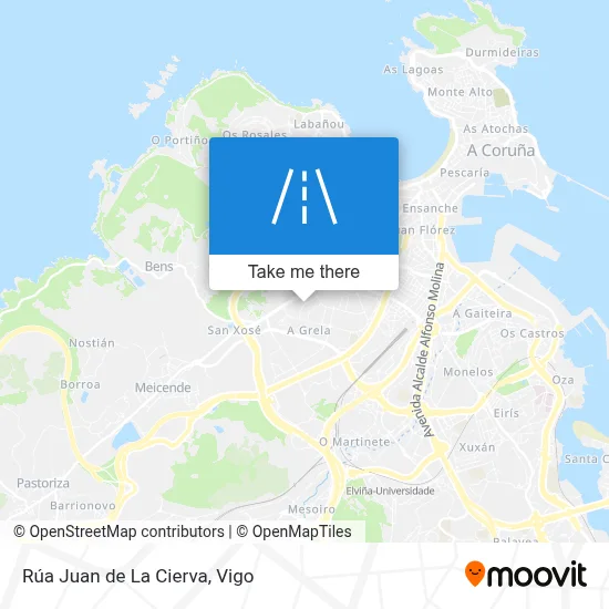 Rúa Juan de La Cierva map