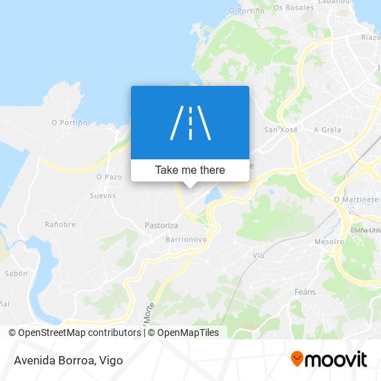 mapa Avenida Borroa